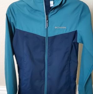 Columbia Youth Light Weight Full Zip Hooded jacket